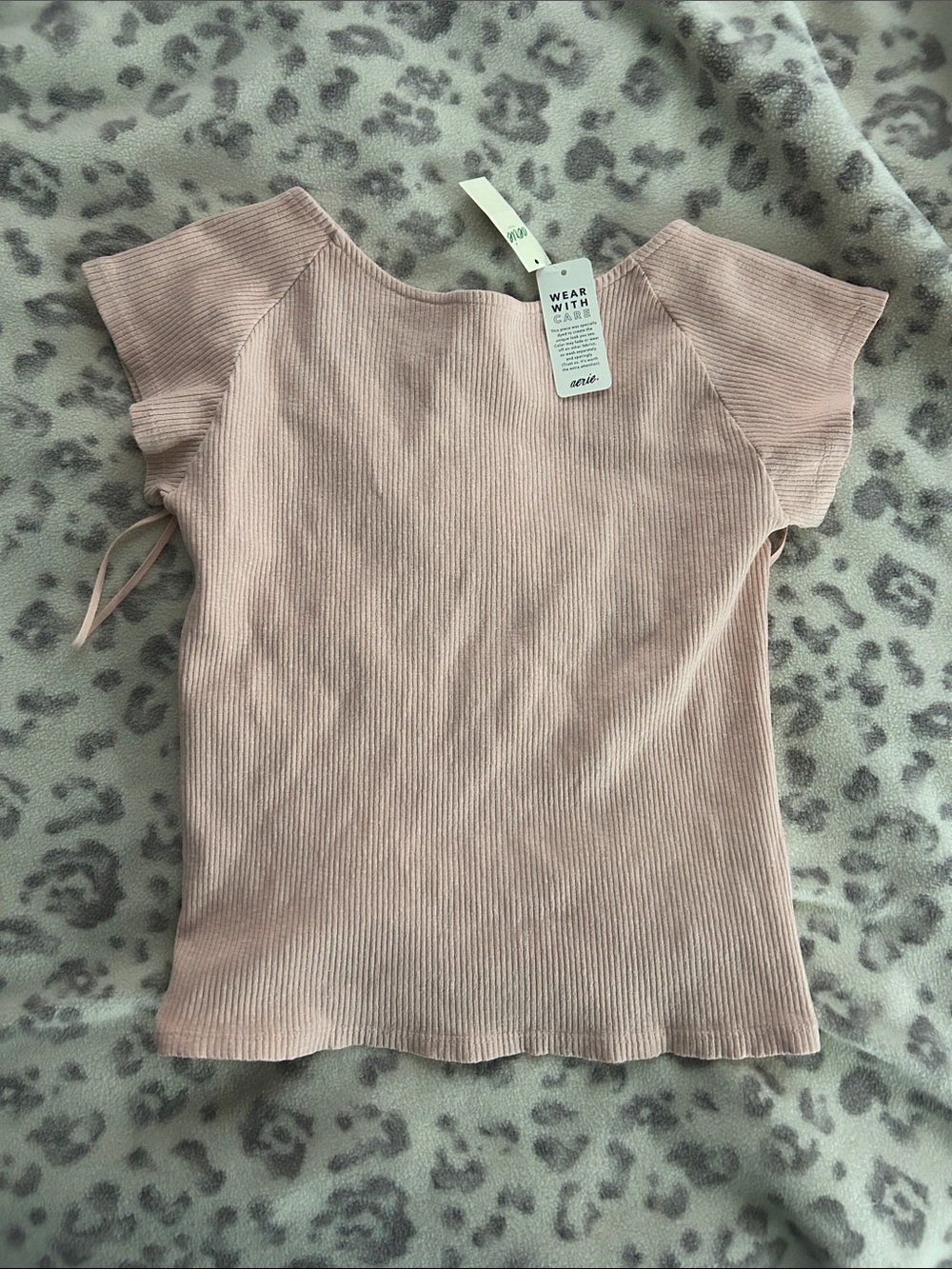 aerie open back tee